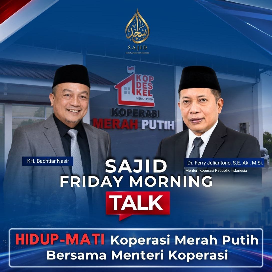 SAJID Friday Morning Talk menghadirkan Menteri Koperasi RI